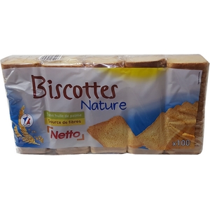 biscottes netto 100 tranches