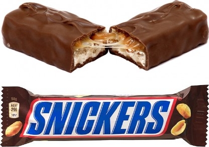 snickers barre 60g