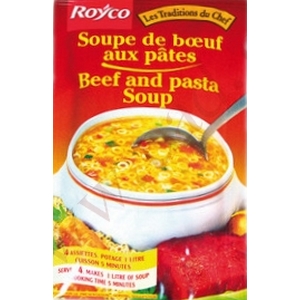Royco soupe de boeuf aux pates