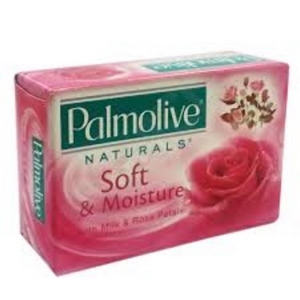 Palmolive savon de toilette lait et huile de pétales de rose 4X90G