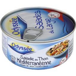 Odyssée salade Méditerranéenne au thon 250g