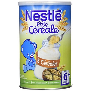 Nestlé p'tite céréale 5 céréales dès 6 mois 400g