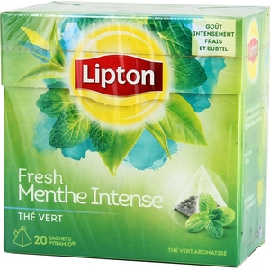 Thé vert lipton menthe intense 20 st.