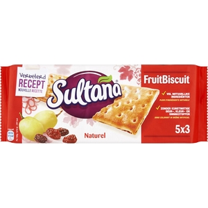 Sultana fruits naturel 5x3 218g