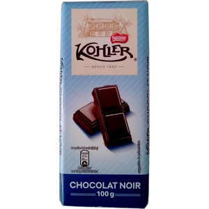 Kohler tablette de chocolat chocolat noir 90g