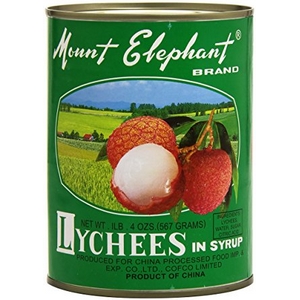 Lychees au sirop mount elephant 567g