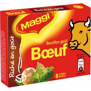 Maggi bouillon goût boeuf x8