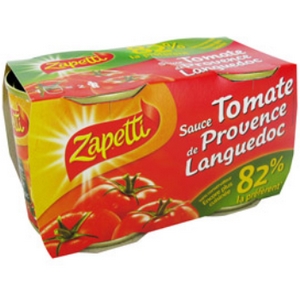 Zapetti sauce tomate 2x190g
