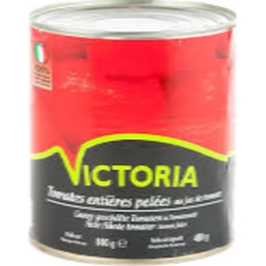 Victoria tomate pelée 4/4 800g