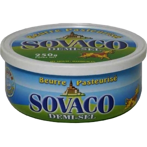 Beurre sovaco 1/2 sel 250g