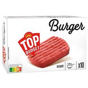 Top budget steak hamburger 15%mg 10x100g