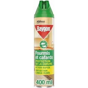 Insecticide Baygon vert rampants fourmis et cafards 400ml