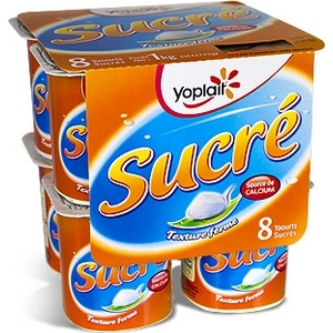 Yoplait yaourt nature sucré 8x125g