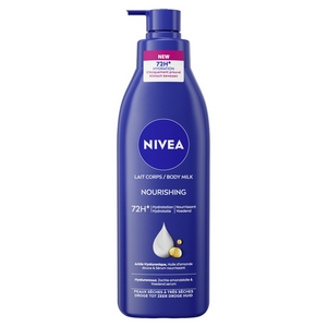Nivea lait corps hydratation 72h peaux sèches à très sèches 250ml