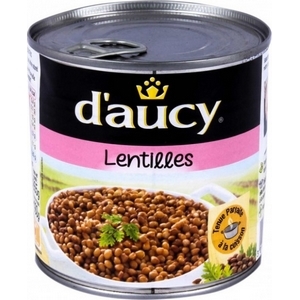 Lentilles préparées d'Aucy 4/4 800g