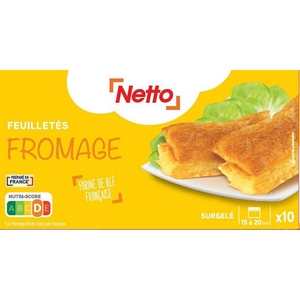 Netto feuilletés fromage surgelé x10 650g
