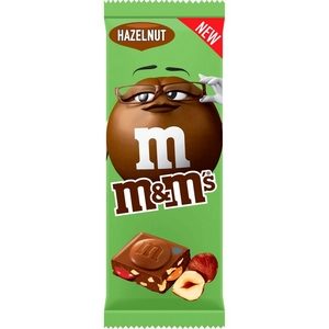 Tablette de chocolat m&m's noisettes 165g
