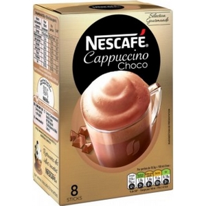Nescafé cappuccino choco 8 sticks, 148g