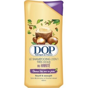 Dop shampooing 2 en 1 très doux au karité cheveux très secs ou frisés 400ml