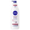 Nivéa lait corps 72H hydratation 3 actions soulage protège nourrit peaux sèches à très sèches 250ml