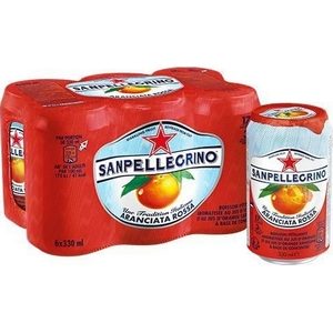 Sanpellegrino boisson pétillante à l'orange sanguine 6x33cl