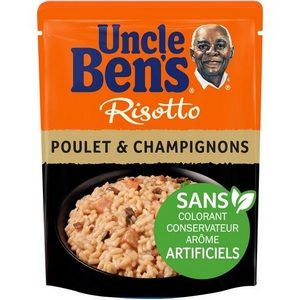 Uncle Ben's en 3 minutes risotto poulet et champignons 250g