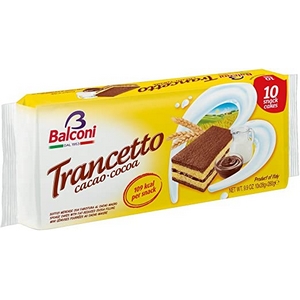 Balconi trancetto mini génoise fourrée au cacao maigre aromatisé 10x28g