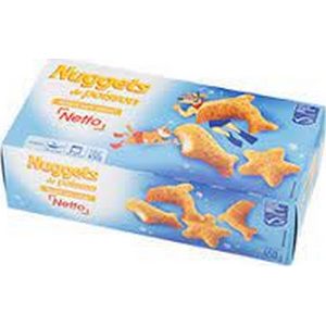 Netto nuggets de poisson sans arêtes 450g