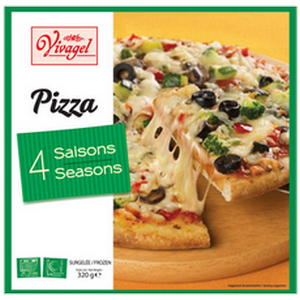 Vivagel pizza 4 saisons 320g