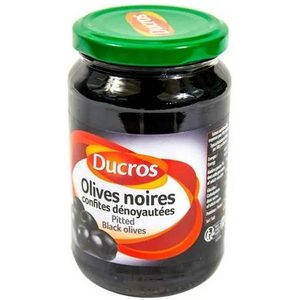 Ducros olives noires confites dénoyautées 320g