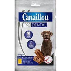 Canaillou pro dental aliment complémentaire pour chien X7 sticks à la volaille 180g
