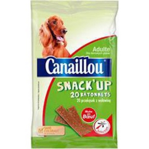 Canaillou snack'up 20 bâtonnets riche en Bœuf pour chien adulte 200g