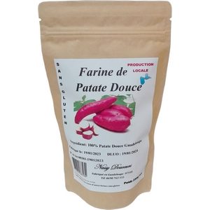Farine de patate douce rose sans gluten production locale 250g