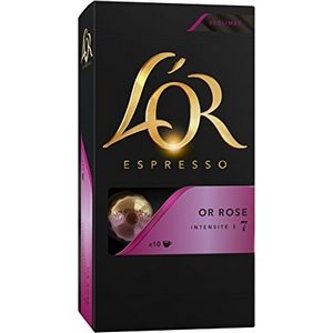 L'Or Espresso Café Or Rose Intensité 7 Lot de 5X10 capsules