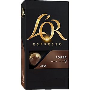 L'Or Espresso Café Or Forza intensité 9 Lot de 10 capsules 52g