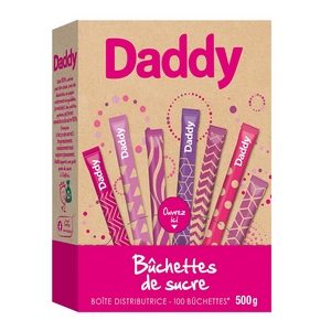 Daddy bûchettes de sucre x100 500g