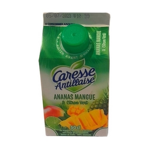 Caresse Antillaise ananas mangue et citron vert 50cl