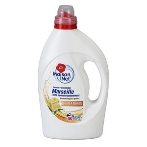 Lessive liquide Mainson net Marseille détache et dégraisse 40 doses 200ml