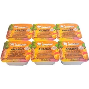 M'amour confiture individuelle ananas 6x30g