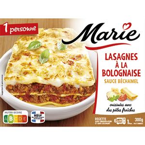 Marie lasagne à la bolognaise sauce béchamel 300g