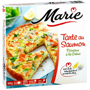 Marie tarte Saumon-Poireaux 400g