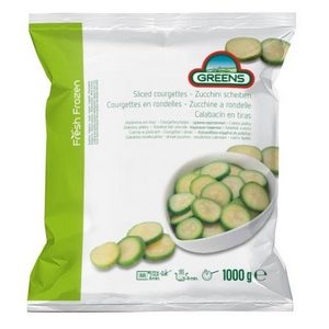 Greens courgettes rondelles surgelés 1kg