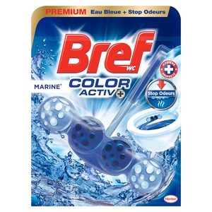 Bref wc marine color activ+ eau bleue + stop odeur 50g