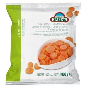 Greens carrottes en rondelles surgelés 1kg