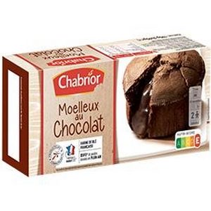 Chabrio moelleux au chocolat 2x95g