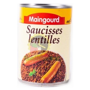 Maingour saucisses lentilles 1/2