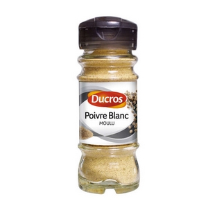 Ducros poivre blanc moulu 36g