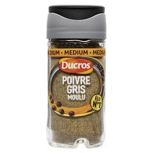 Ducros poivre gris moulu 36g