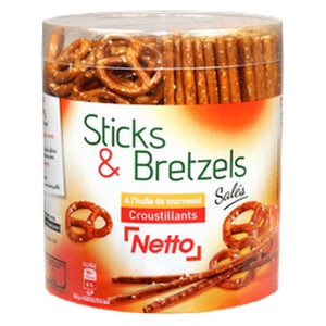 Netto sticks et bretzels 300g