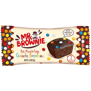 Mr Brownie brownie avec dragées au chocolat au lait 50g